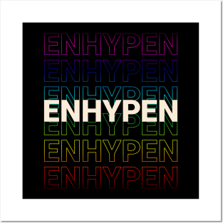 Enhypen Kinetic Style Posters and Art